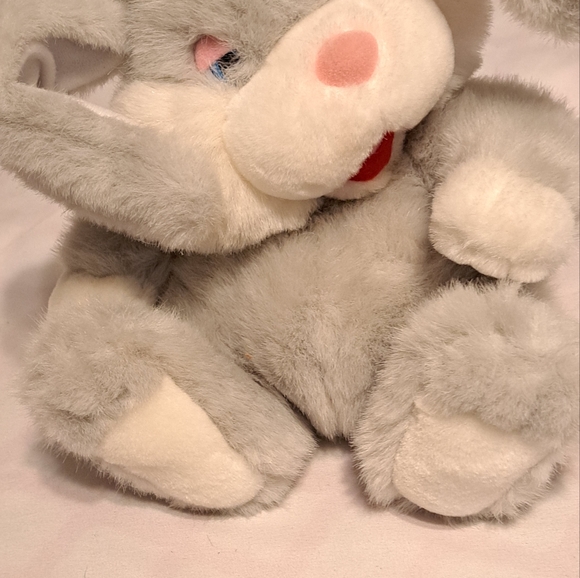 House Of Loyd Tickle Me Bunny Stuffed Animal Toy Laughs & Vibrates😍 - Picture 3 of 10